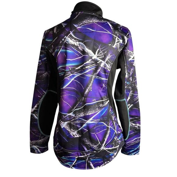 Huntworth Oaktree Jacket Ultraviolet Purple Full Zip Medium Purple Black Camo - Picture 2 of 9